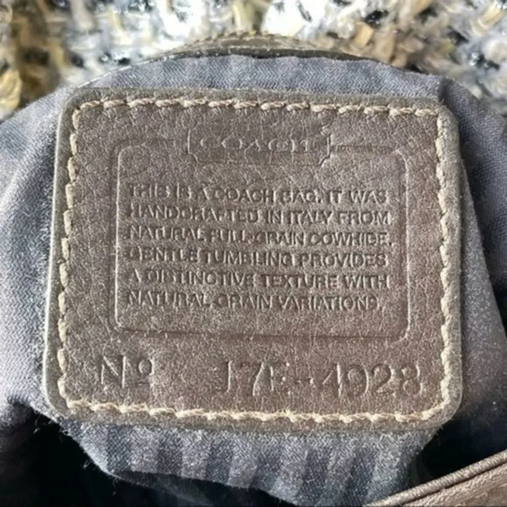 Vintage 1997 COACH Sonoma Pebble Made in Italy 4928 bag